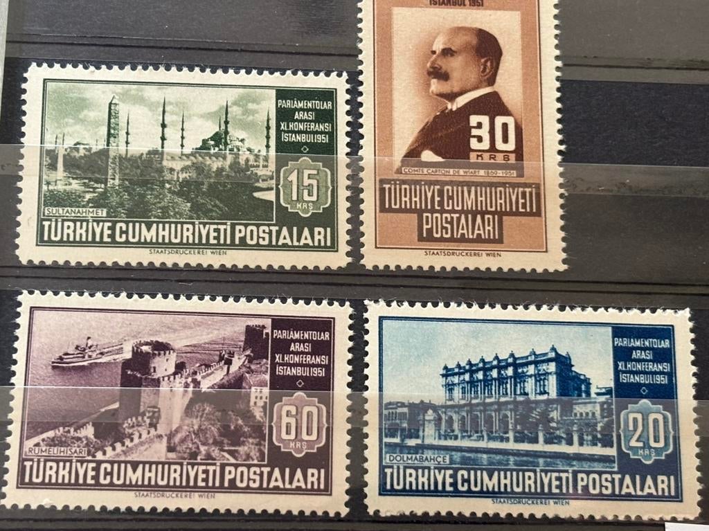 Schepen, Turkije 1951, Ophalen of Verzenden, Postfris, Overige thema's