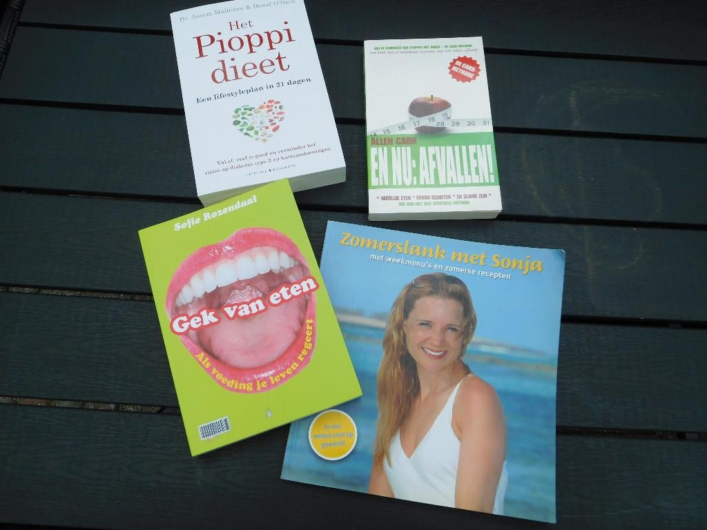 afslank boeken o.a Pioppi dieet  Sonja Bakker etc, Ophalen, Gelezen, Dieet en Voeding, Sonja Bakker