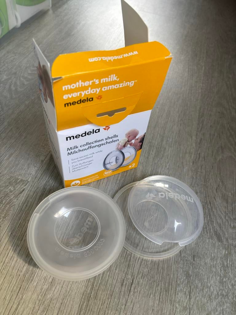 Medela melk opvang schaaltjes, Ophalen of Verzenden, Zo goed als nieuw