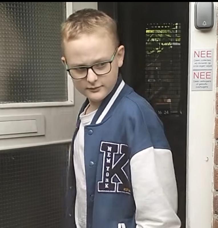 Stoere jongens varsity jacket met 'New York K' opdruk, Kleding | Heren, Overige Herenkleding, Ophalen of Verzenden, Gedragen