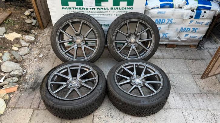 Originele Tesla Model 3 18 inch Aero velgen all season, Auto-onderdelen, Banden en Velgen, Banden en Velgen, All Season, 18 inch