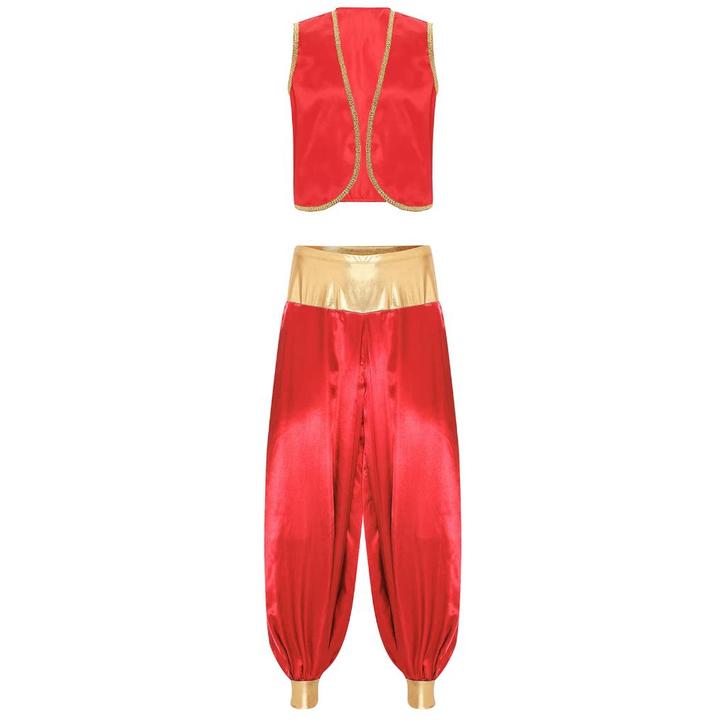 Rood arabische prins kostuum, Kleding | Heren, Carnavalskleding en Feestkleding, Nieuw, Kleding, Overige thema's, Overige maten