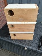 Broedblokken, Dieren en Toebehoren, Vogels | Hokken en Kooien, Ophalen, Hout, Broedkooi of Kweekkooi