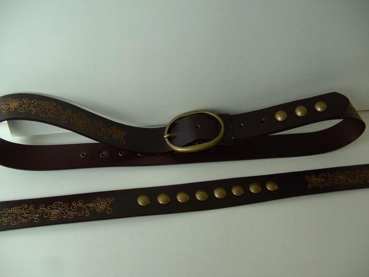 CENTUURS, RIEM BRUIN PARTIJ 100 STUKS NIEUW, Kleding | Heren, Riemen en Ceinturen, Nieuw, Riem of Ceintuur, Minder dan 95 cm, Bruin