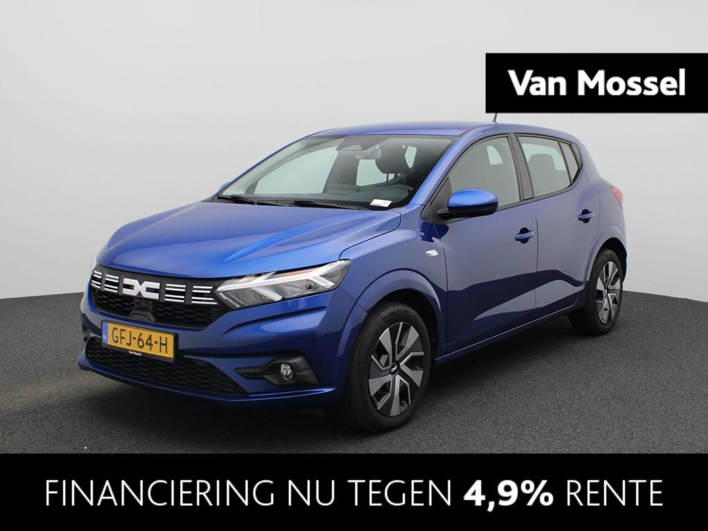 Dacia Sandero 1.0 TCe 90 PK Expression | Parkeersensoren Ach, Auto's, Dacia, Voorwielaandrijving, Stof, Gebruikt, Euro 6