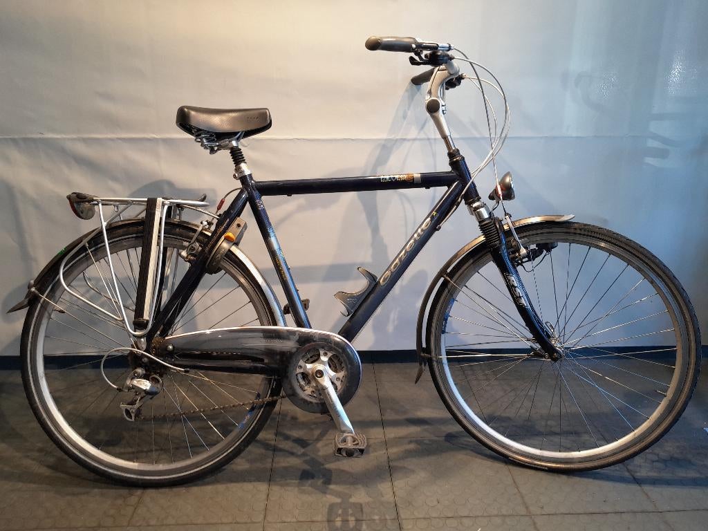 28 inch Gazelle Medeo met 24 versnellingen en vering., Ophalen, 28 inch, Gebruikt, Vering