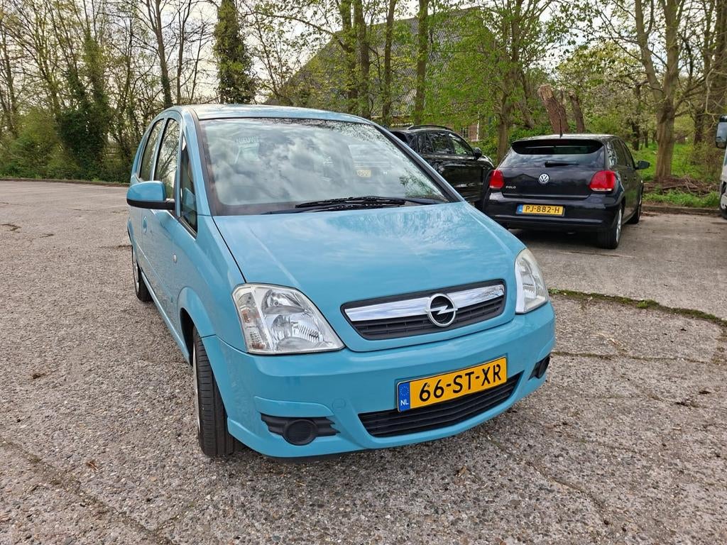 Opel Meriva 1.8 16V Easytronic 2006 Blauw, Auto's, 1280 kg, 4 cilinders, Blauw, 1796 cc