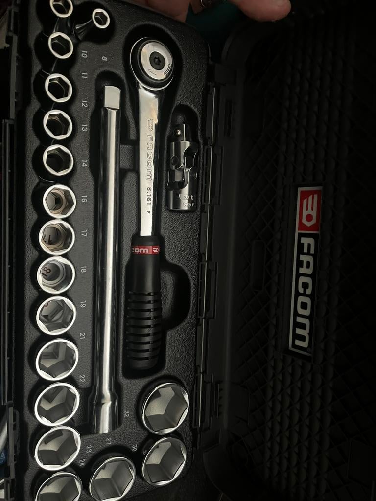 Doppenset facom 1/2, Auto diversen, Autogereedschap, Ophalen of Verzenden, Zo goed als nieuw