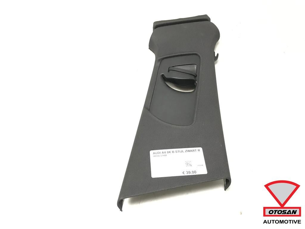 Audi A4 8K Hemeldeel B Stijl Rechts Zwart 8K0867294A, Auto-onderdelen, Interieur en Bekleding, Gebruikt, AUDI AG, Auto-Union-Strasse 1
85045  Ingolstadt, DE