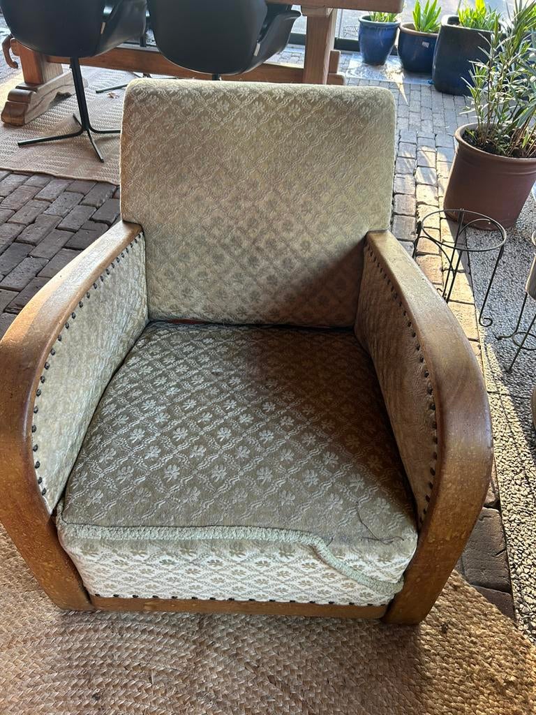 Fauteuil, Ophalen, Gebruikt, 75 tot 100 cm, Stof