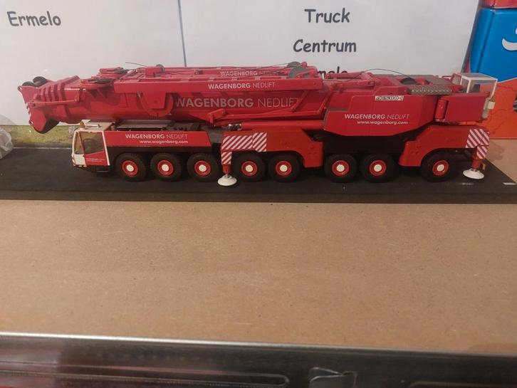 Wagenborg nedlift ac 500-1 kraan, Hobby en Vrije tijd, Modelauto's | 1:50, Gebruikt, Hijskraan, Tractor of Landbouw, Wsi, Ophalen