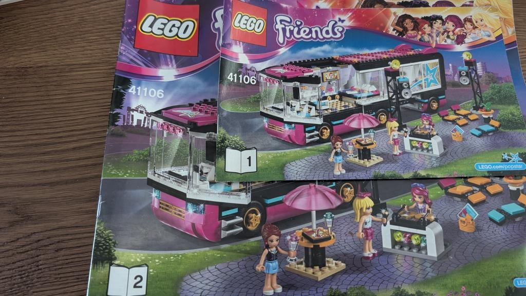 Livi's tourbus, Ophalen, Compleet, Gebruikt, Lego