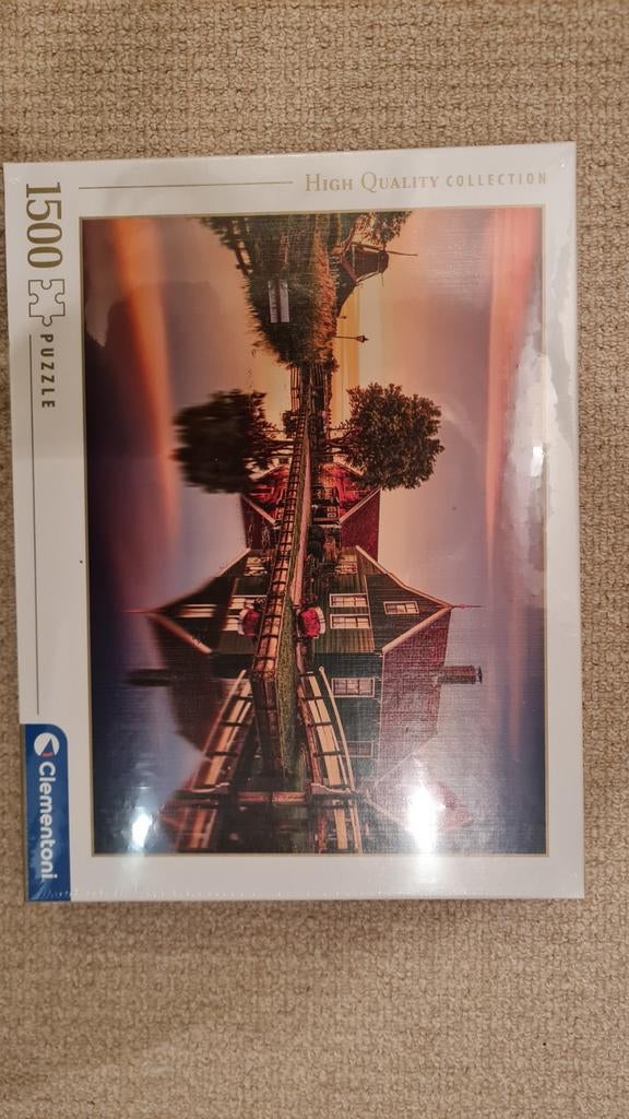 Clementoni Zaanse Schans Puzzel 1500 Stk Nieuw in Verpakking, Ophalen of Verzenden, Meer dan 50 stukjes, Nieuw, 6 jaar of ouder