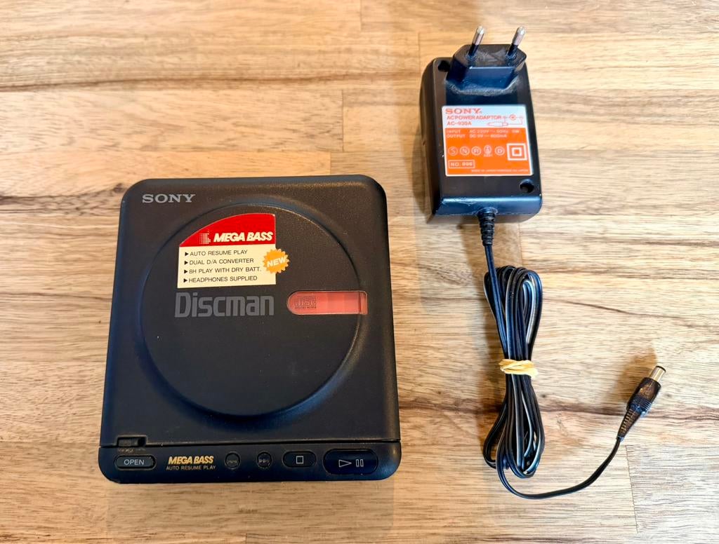 Vintage Sony Discman D-22, Ophalen, Zo goed als nieuw, Overige merken