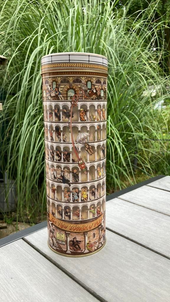 De nieuwe Toren van Pisa, blik van The Silver Crane Company., Ophalen of Verzenden, Zo goed als nieuw