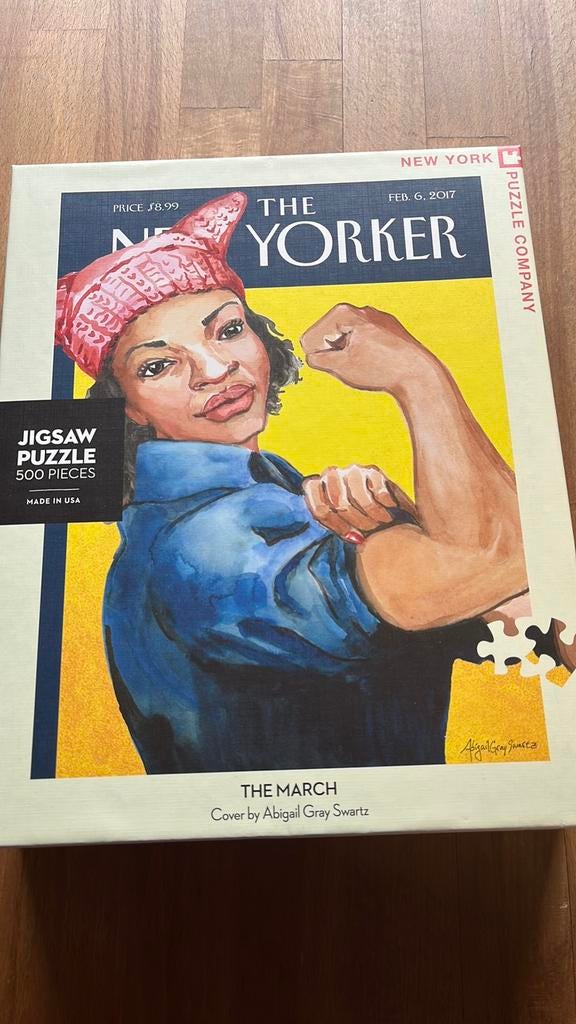New York puzzle The March 500 stukjes, Ophalen, 500 t/m 1500 stukjes, Zo goed als nieuw, Legpuzzel