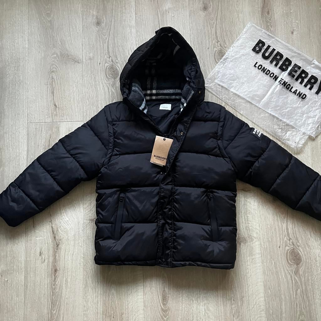 Burberry Jas, Kleding | Dames, Jassen | Winter, Verzenden, Zo goed als nieuw, Maat 42/44 (L), Zwart