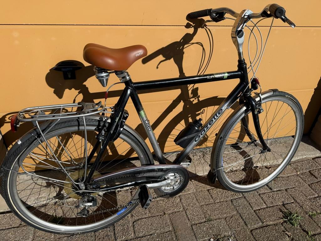 Gazelle Cayo herenfiets - Goede staat, Fietsen en Brommers, Fietsen | Dames | Damesfietsen, Ophalen, Gebruikt, Velgrem, Versnellingen