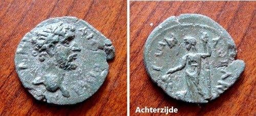 Bronzen Romeinse munt, keizer SEPTIMIUS SEVERUS, 193-211, Verzenden, Italië, Losse munt
