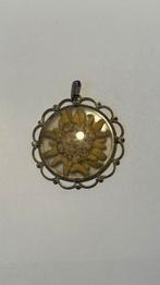 Edelweiss in zilveren hanger, Ophalen of Verzenden, Zo goed als nieuw, Zilver