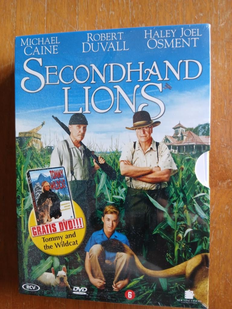 Secondhand Lions + Tommy and the Wildcat DVD (nieuw), Cd's en Dvd's, Dvd's | Drama, Vanaf 6 jaar, Ophalen of Verzenden, Nieuw in verpakking