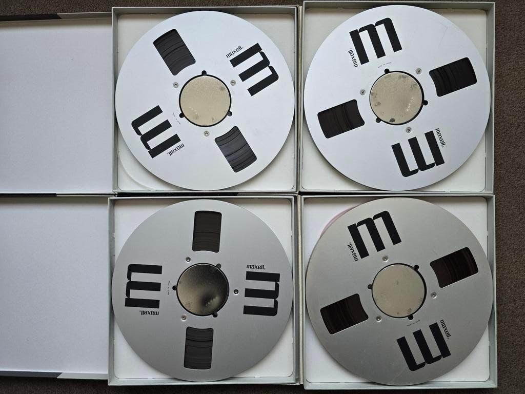 4 Maxell reels, Audio, Tv en Foto, Bandrecorders, Ophalen of Verzenden