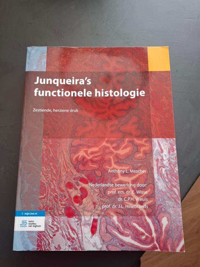 Junqueira's functionele histologie, Ophalen of Verzenden, Beta, Zo goed als nieuw, HBO