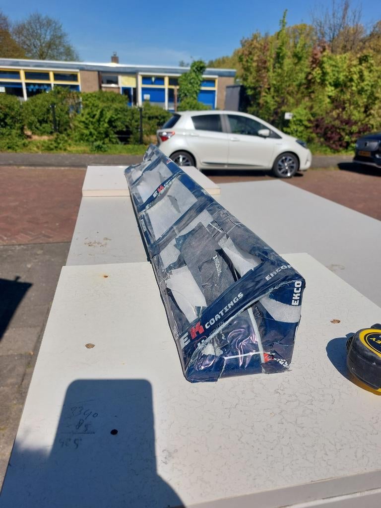 Stalen latei 1100x100x100 10 mm dik gecoat 9005!, Doe-het-zelf en Verbouw, Raamkozijn, Ophalen, 75 tot 150 cm, Nieuw