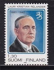 1277 – Finland michel 928 postfris , 100e geboortedag van La, Postzegels en Munten, Postzegels | Europa | Scandinavië, Postfris