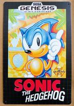 | SONIC THE HEDGEHOG SEGA METALEN Wandbord Poster, Avontuur en Actie, 1 speler, Nieuw, Ophalen of Verzenden