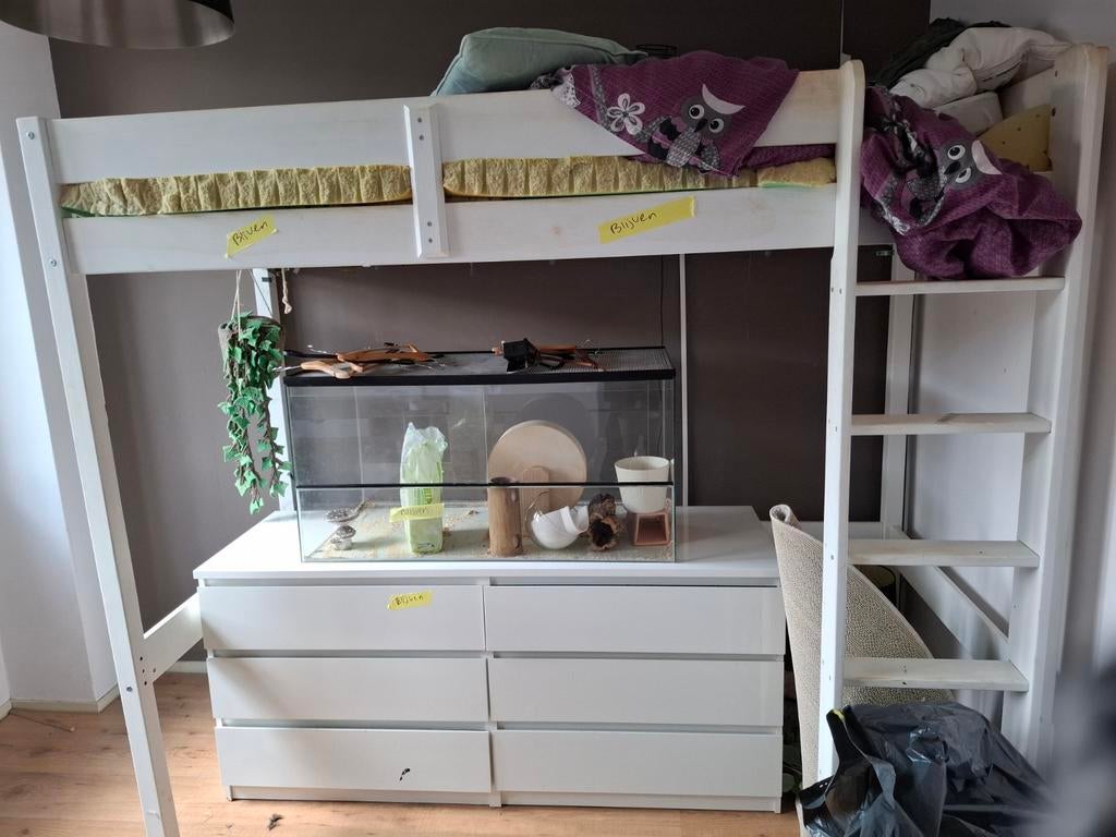 Hoogslaper met gebruikerssporen, Ophalen