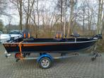 Zeer complete Quicksilver 500SF aluminium roofvisboot, Watersport en Boten, Aluminium, Ophalen of Verzenden, 3 tot 6 meter, Buitenboordmotor
