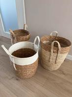 Set van 3 Zeegras Opbergmanden - Natuurlijk & Stijlvol, Mand, Rond, Ophalen of Verzenden, Zo goed als nieuw