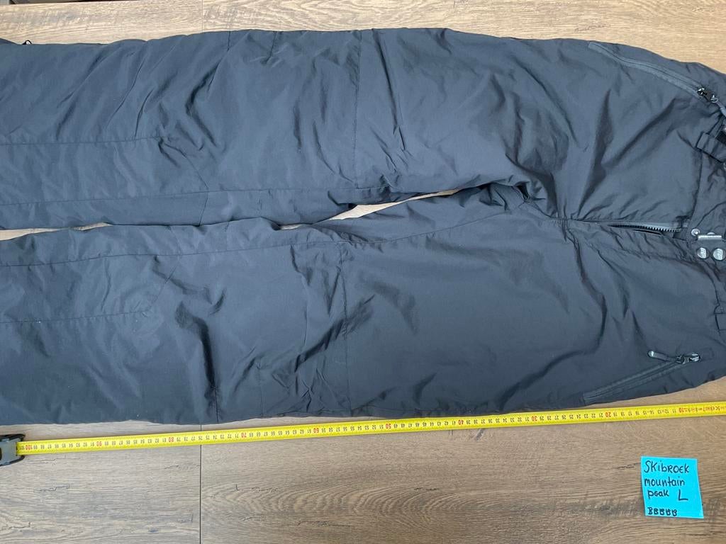 Nieuwe zgan zwarte heren skibroek Mountain Peak Large, Kleding | Heren, Wintersportkleding, Ophalen, Nieuw, Maat 52/54 (L), Broek