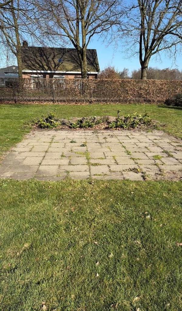 Gratis op te halen 25m2 beton tegels., Tuin en Terras, Ophalen, Gebruikt, 10 m² of meer, Beton