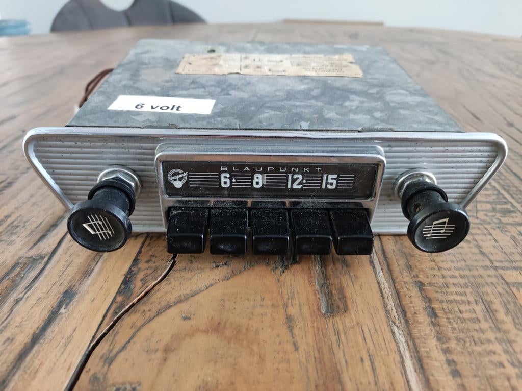 Blaupunkt Hamburg oldtimer radio 6 en 12 volt, Auto diversen, Autoradio's, Ophalen of Verzenden