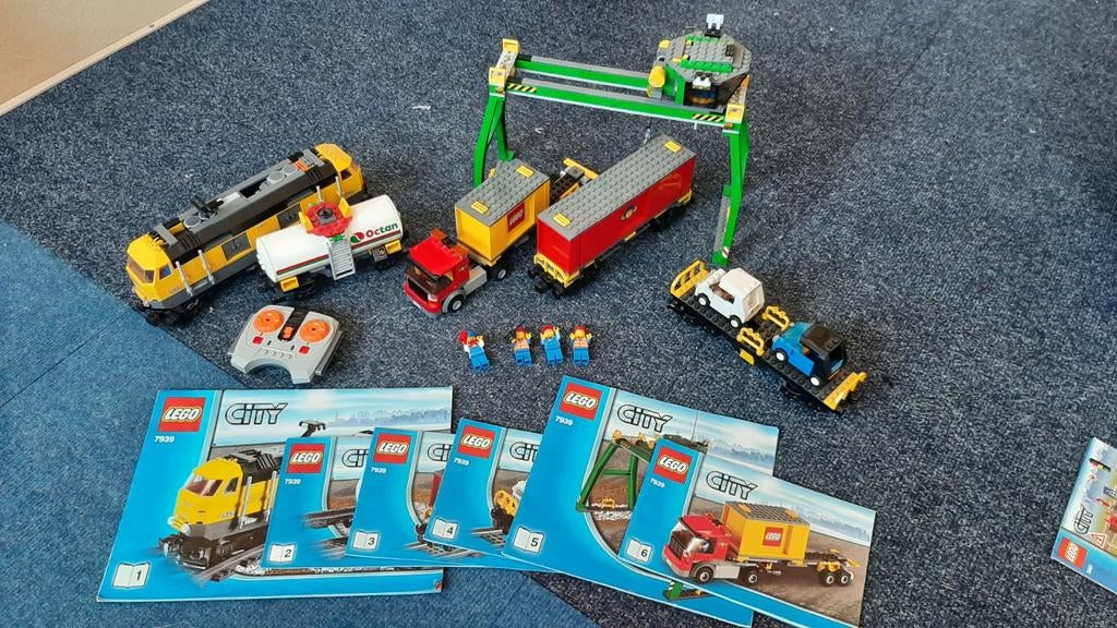Lego city trein 7939 en 7938 en meer., Ophalen of Verzenden