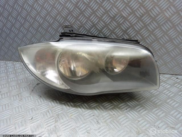 Koplamp rechts BMW 1-serie E87 LCI  E88 E81 E82 h7, Auto-onderdelen, Verlichting, BMW, Gebruikt, Ophalen of Verzenden