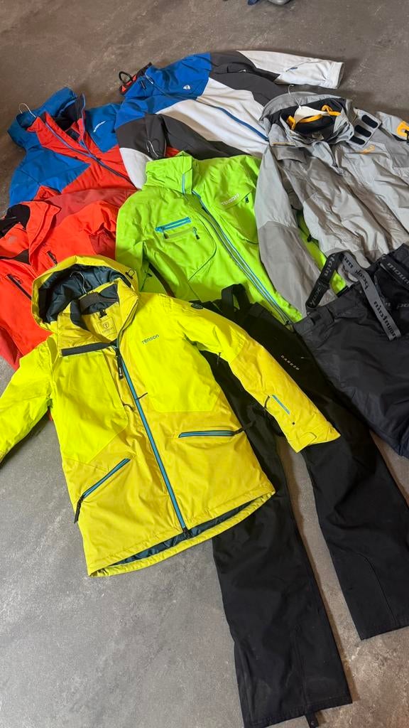 Skijassen Tenson/Ziener/Jack Wolfskin, Kleding | Heren, Wintersportkleding, Ophalen, Gedragen, Overige maten, Jack