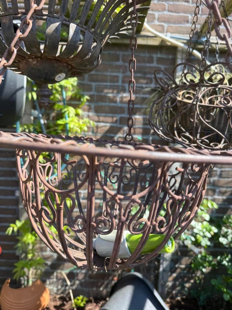 Hangmanden hanging baskets plantenmanden hang, Tuin en Terras, Bloembakken en Plantenbakken, Minder dan 30 cm, Rond, Ophalen of Verzenden