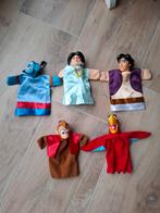 AH Disney - Aladdin handpoppen set - 5 stuks, Ophalen of Verzenden, Zo goed als nieuw, Jongen of Meisje