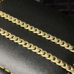 14k gouden ketting cuban gourmet schakel, Ophalen of Verzenden, Zo goed als nieuw, Goud