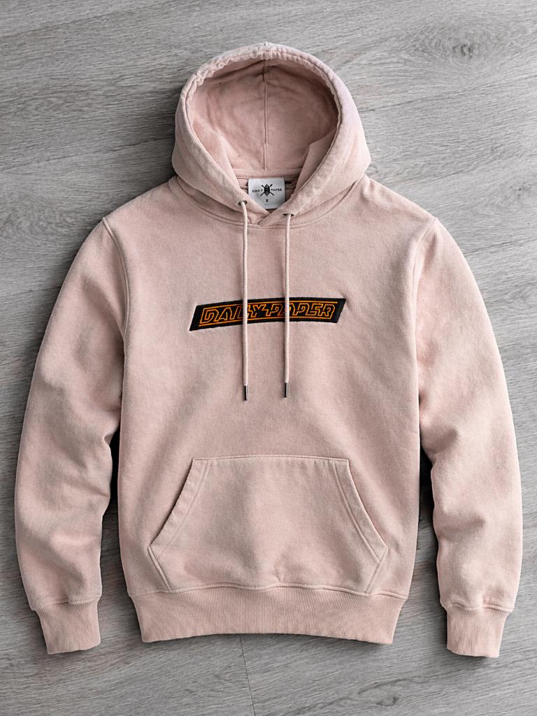 Daily Paper roze hoodie logo streetwear – maat S | zeer goed, Verzenden, Zo goed als nieuw, Daily Paper, Roze