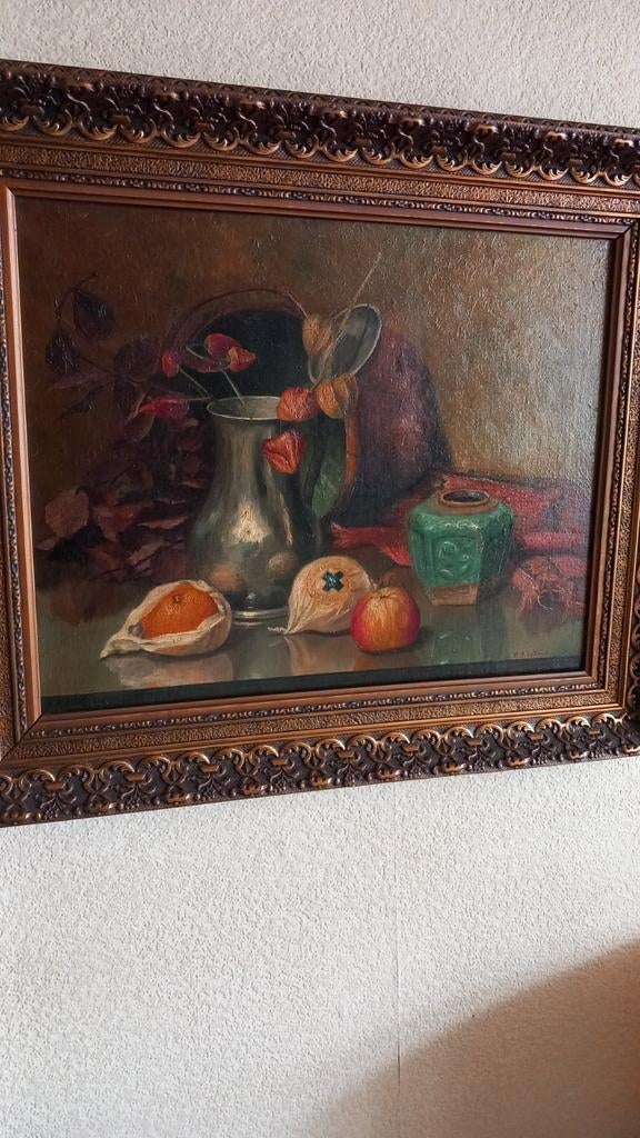 Piet Cottaar Stilleven met Lichte Beschadigingen Lijst, Ophalen of Verzenden