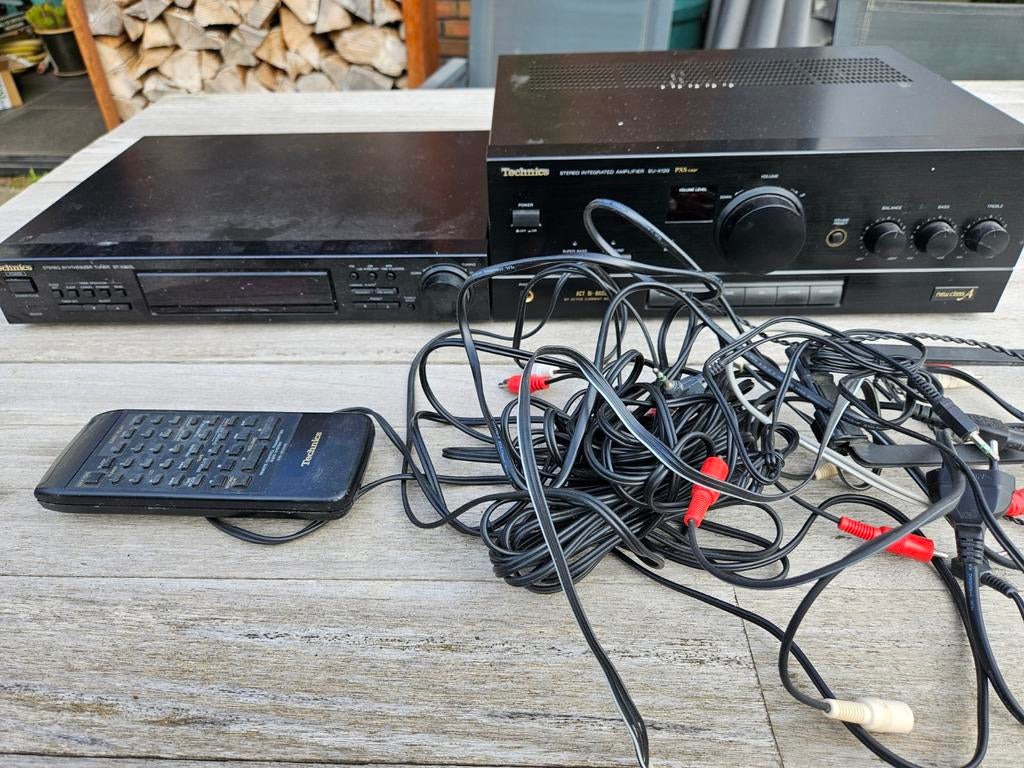Technics versterker SU-X120 en tuner ST-302L, Audio, Tv en Foto, Ophalen of Verzenden, Audio