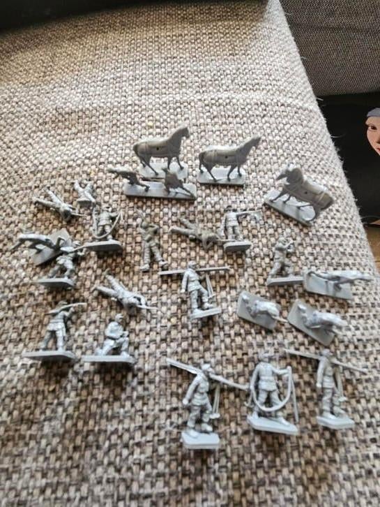 Airfix plastic soldaatjes - Vintage speelgoed, Ophalen of Verzenden, Gebruikt, 1:50 of kleiner, Figuur of Figuren