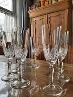 7 CHAMPAGNE / PROSECCO GLAZEN, Ophalen of Verzenden, Zo goed als nieuw, Overige stijlen, Overige materialen