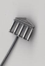 Grieks Gebouw speldje, Gebruikt, Niet vindbaar, Niet vindbaar, Speldje of Pin