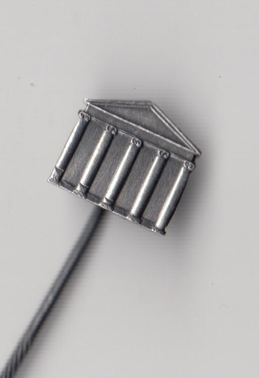 Grieks Gebouw speldje, Verzamelen, Speldjes, Pins en Buttons, Gebruikt, Speldje of Pin, Overige onderwerpen, Ophalen of Verzenden