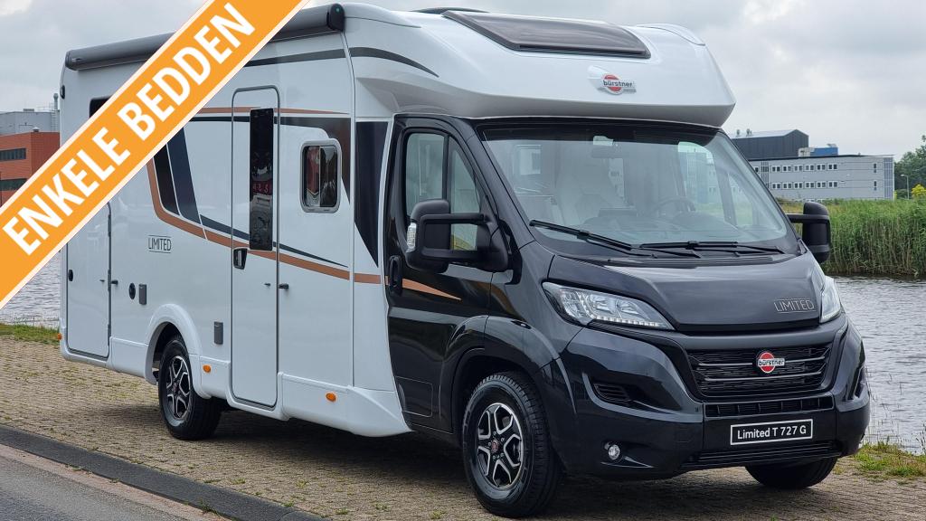 Bürstner Limited T 727 G, Caravans en Kamperen, Automaat, Ringverwarming, Fiat, 7 tot 8 meter